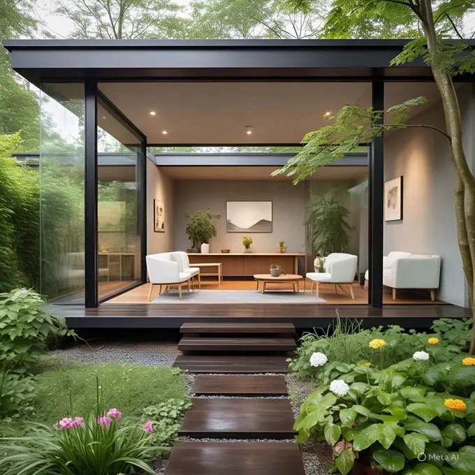 Model Rumah Indoor-Outdoor Connection