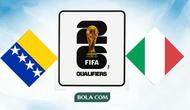 Bosnia-Herzegovina vs Italia di Playoff Piala Dunia 2026. (Bola.com/Wiwig Prayugi/Benediktus Gerendo Pradigdo)