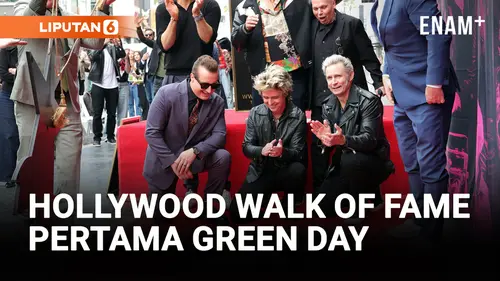 VIDEO: Green Day dapat Bintang di Walk of Fame dengan Dukungan Ryan Reynolds