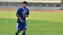 Alfeandra Dewangga, Bek timnas Indonesia U-18 sedang menjalani trial bersama Persib Bandung (Sumber: Persib Bandung)