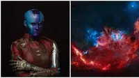 Potret Cocokologi Kostum Nebula Avengers vs Nebulas Galaxy (sumber:Twitter/@reedushiddles)