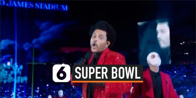 VIDEO: Penampilan The Weeknd Menggebrak Halftime Super Bowl 2021