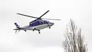 Pemilik Leicester City, Vichai Raksriaksorn, tiba dengan helikopter di markas latihan tim, (3/5/2016) (Action Images via Reuters/Craig Brough)