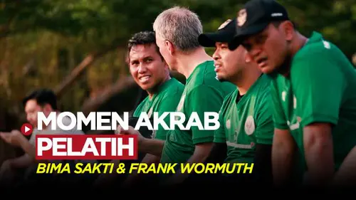 VIDEO: Momen Kedekatan Frank Wormuth dan Bima Sakti di Latihan Timnas Indonesia U-17