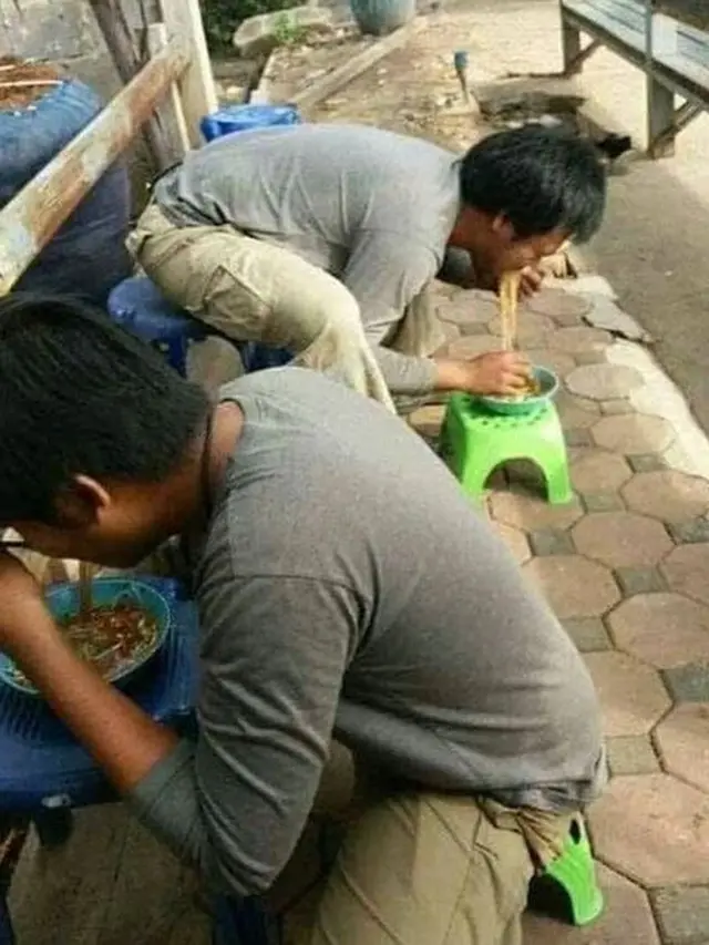 Potret Kocak Saat Orang Terlalu Bersemangat Ini Bikin Gelak Tawa