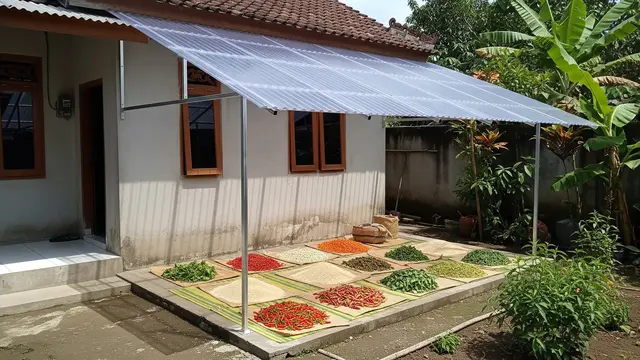 9 Model Kanopi Sederhana untuk Menjemur Hasil Panen, Tingkatkan Kualitas