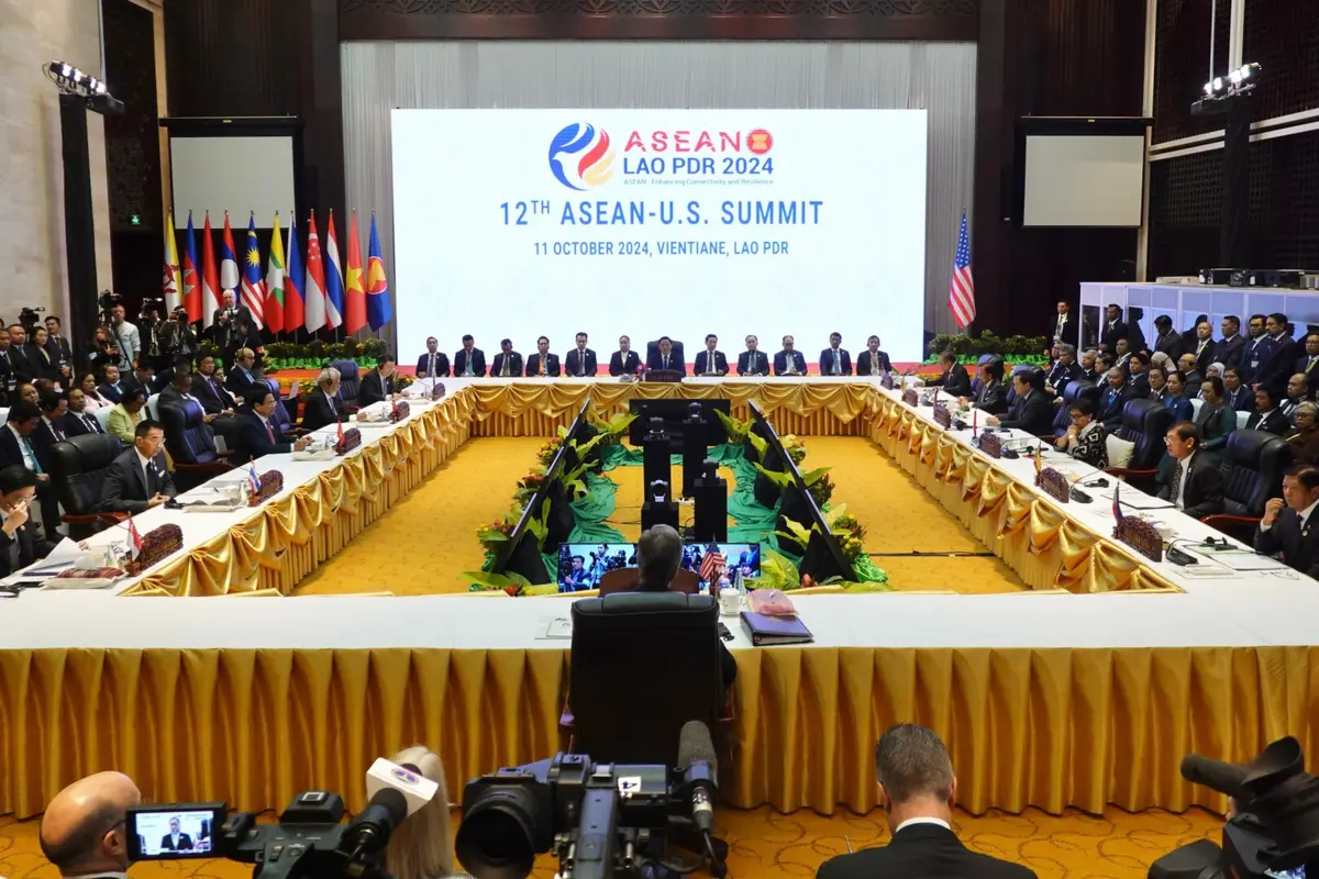 KTT ASEAN-AS, salah satu rangkaian pertemuan dalam KTT ASEAN 2024 di Vientiane, Laos. (Dok. Kemlu RI)
