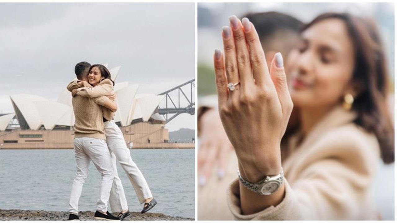 6 Potret Nasya Marcella 'Anak Langit' Dilamar Kekasih, Jarang Umbar Tiba-tiba Lamaran