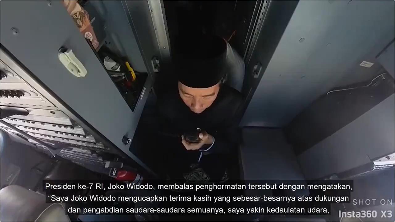 Pesawat tempur TNI AU kawal kepulangan Jokowi ke Solo