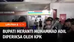 KPK memeriksa Bupati Meranti, Muhammad Adil yang terjaring operasi tangkap tangan dugaan suap pengadaan jasa umrah. Muhammad Adil diperiksa bersama dengan seorang pegawai BPK perwakilan Provinsi Riau.