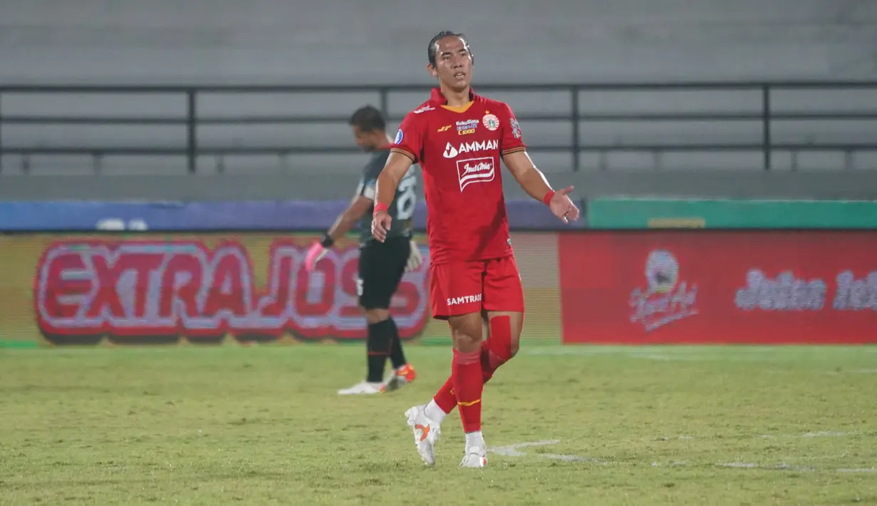 Laga ini sendiri diwarnai dengan kartu merah Ryuji Utomo yang baru mencatatkan penampilan pertamanya untuk Persija. (Dok Persija)
