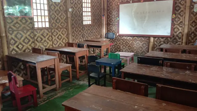 Potret kelas Sekolah Alam Tunas Mulia