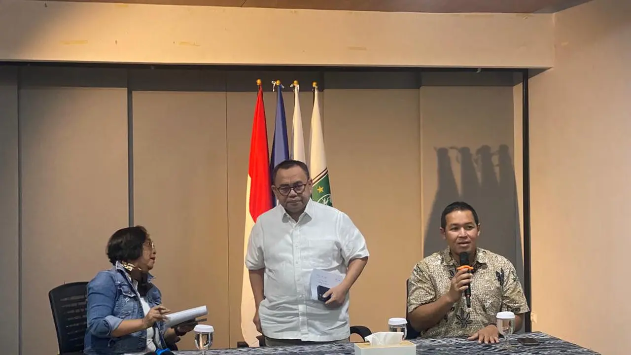 Juru Bicara Anies Baswedan menggelar Konferensi Pers di Sekretariat Koalisi Perubahan pada Sabtu (16/9/2023).