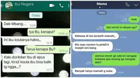 Chat kocak antara ibu dan anak ini bikin ngakak (Sumber: Instagram/dagelan/awreceh.id)