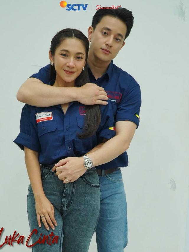 Billy Davidson dan Dinda Kirana dalam sinetron SCTV Luka Cinta. (Foto: Dok. Instagram @sinemart_ph)
