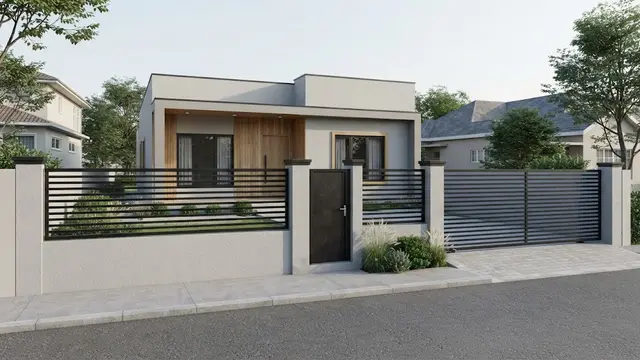 Ide Pagar Rumah Hemat Material
