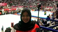 Henny Listiani jadi sport trainer Tim Pencak Silat Singapura di Asian Games 2018. (Dok Pribadi Henny Listiani)