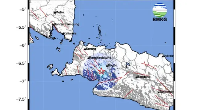 BMKG Ungkap Penyebab Gempa Beruntun Guncang Sukabumi dan Bogor