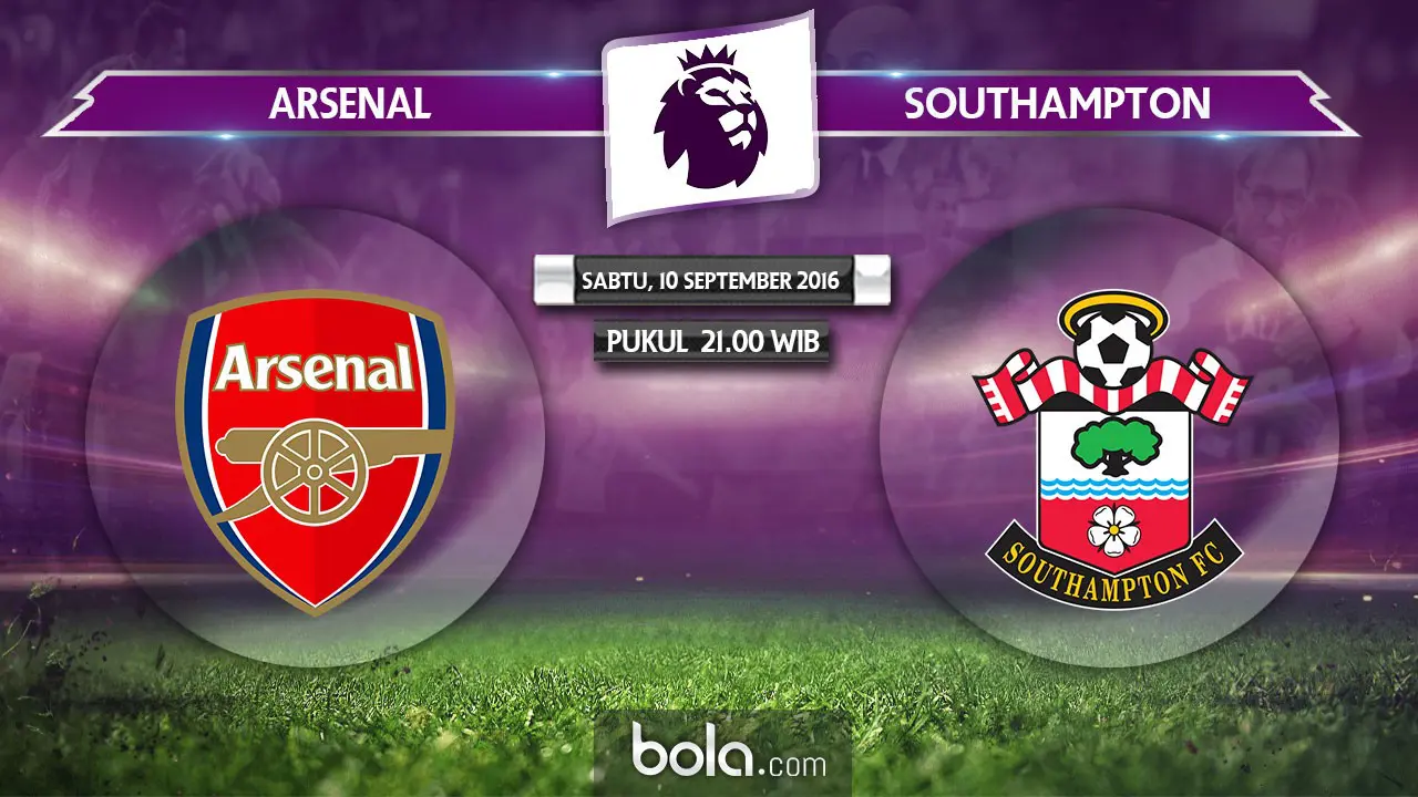 Arsenal Vs Southampton (Bola.com/Adreanus Titus)