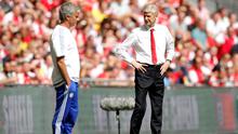 Jose Mourinho dan Arsene Wenger tak tegur sapa di laga Community Shield