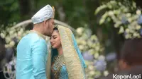 Ammar Zoni dan Irish Bella menikah (Kapanlagi.com/Bayu)