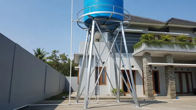 Model dudukan toren yang menyesuaikan dengan diameter torennya