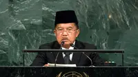Jusuf Kalla dalam Sidang Majelis Umum PBB di New York (dokumentasi PBB)