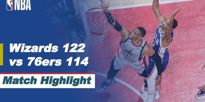 VIDEO: Highlights NBA Playoffs, Bradley Beal Bawa Washington Wizards Perkecil Kedudukan atas Philadelphia 76ers