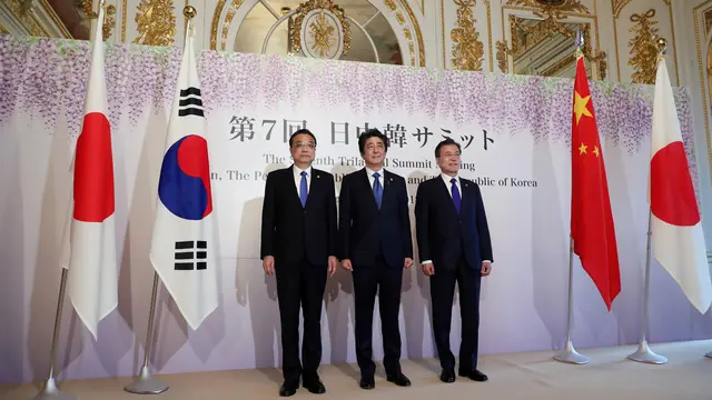 China, Jepang, dan Korsel Gelar Pertemuan Bahas Nuklir Korea Utara