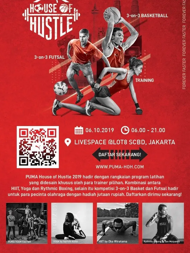 House of Hustle, Ajang Beragam Olahraga dari Puma