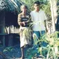 Riwu Ga dan anaknya Johny di ladang jagung di tengah hutan gebang, daratan Pulau Timor. Foto: (Ola Keda/Liputan6.com)