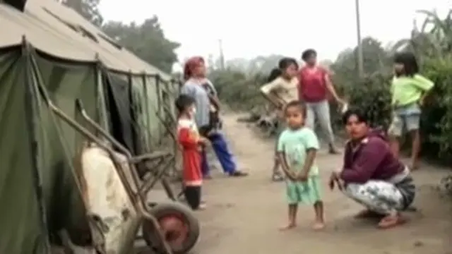 Pengungsi Gunung Sinabung Kekurangan Air