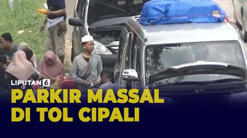 VIDEO: Menumpuk di Tol Cipali, Parkir Massal!