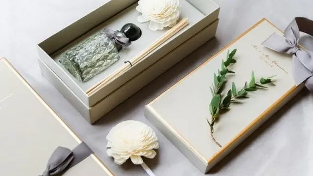 Suvenir pernikahan Acha Septriasa (Instagram/@thebridestroy)