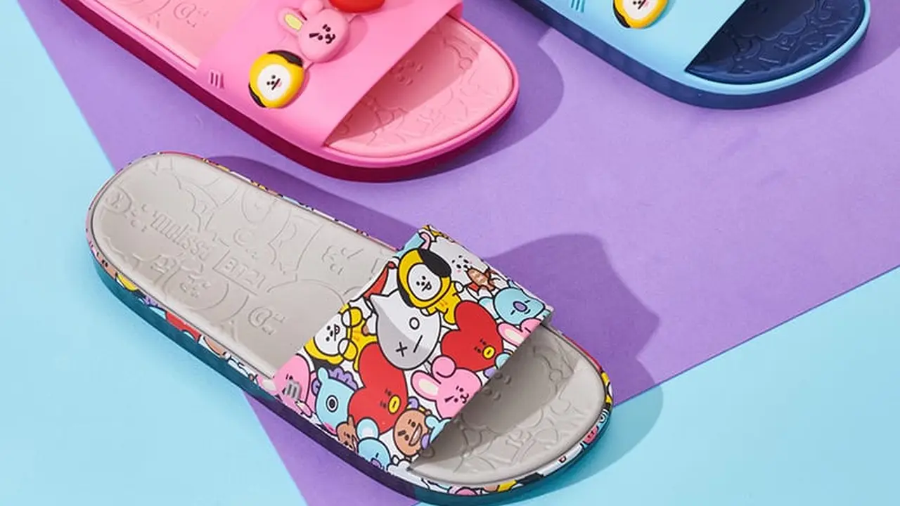 Kolaborasi Vegan Footwear Brand Melissa dengan BT21 kini hadir di Indonesia, seperti apa koleksinya?