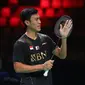 Pebulu tangkis tunggal putra Shesar Hiren Rhustavito menjadi penentu kemenangan Indonesia atas Chinese Taipei pada laga Grup A Piala Thomas 2020 di  Ceres Arena, Aarhus, Denmark, Rabu (13/10/2021). Indonesia menang 3-2. (foto: BWF-Limited Access)