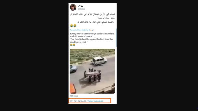 Cek Fakta Liputan6.com menelusuri klaim Klaim video jenazah hidup lagi saat serangan udara Israel
