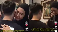 Momen Paula Verhoeven Peluk Baim Wong di Rumah Duka Jadi Sorotan