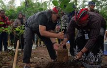 Aksi Penghijauan Bupati Temanggung di Tengah Sadranan Bejen, Simbol Merawat Alam dan Leluhur