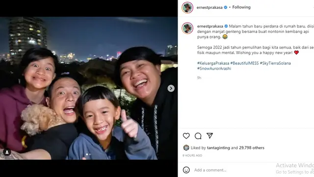 Ernest Prakasa (Foto: Instagram/@ernestprakasa)