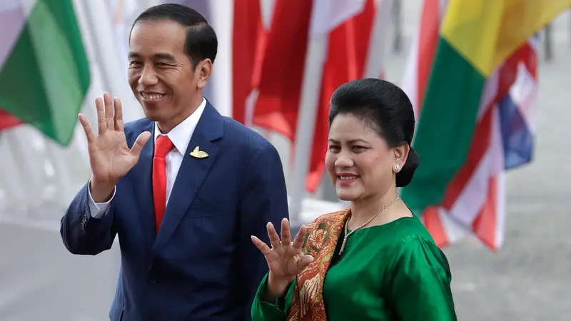 KTT-G20-Iriana-Jokowi