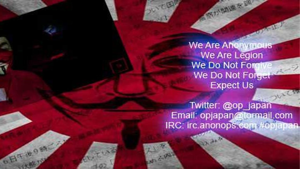 Anonymous cabang Jepang mulai beraksi