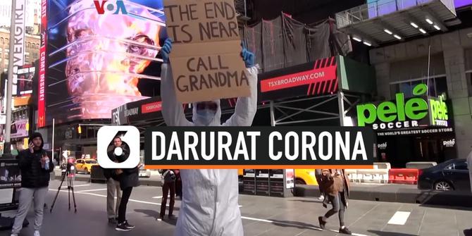 VIDEO: Kota New York AS Darurat Corona, Begini Situasinya