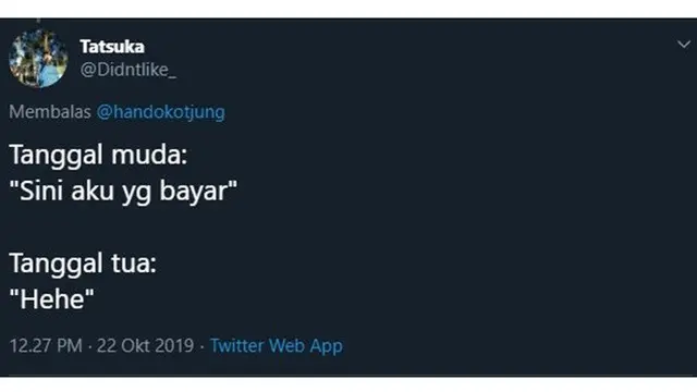 5 Beda Pesan Makanan Saat Tanggal Muda dan Tua ala Netizen Ini Benar Adanya