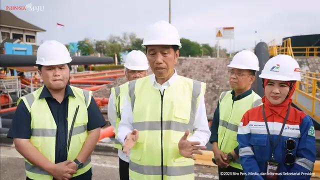 Presiden Joko Widodo (Jokowi) berkomentr soal rencana reshuffle kabinet dalam  kunjungannya ke Wilayah Kerja Rokan yang digarap Pertamina Hulu Rokan.
