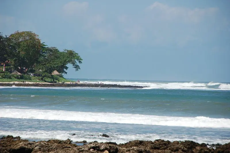 Pantai Rancabuaya, Garut selatan. (Liputan6.com/Jayadi Supriadin)