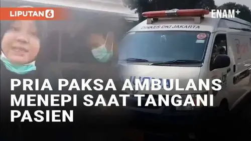 VIDEO: Dikecam Warganet, Pria Paksa Ambulans Menepi Saat Tangani Pasien Darurat Karena Dinilai Buat Macet