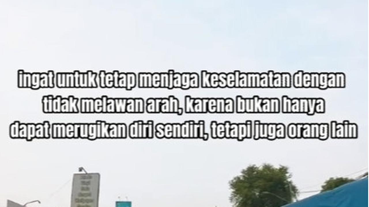 Auto Bubar, Aksi Pemotor dengan Mobil yang Kompak Hadang Pengendara yang Lawan Arus Jalanan Ini Banjir Pujian