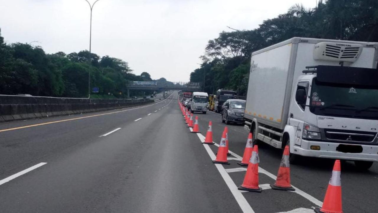 Jasamarga Pindahkan Pintu Masuk Contraflow ke Km 47 Tol Jakarta-Cikampek