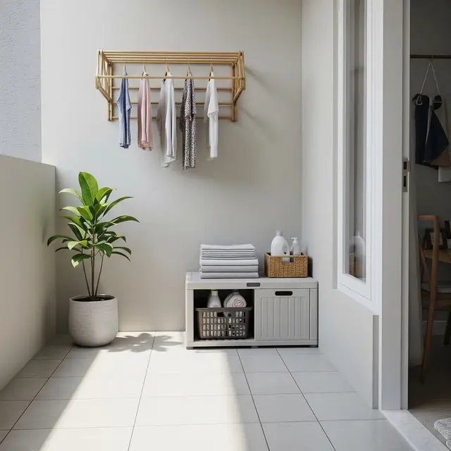 Gambar Area Jemuran Rumah Type 36 yang Rapi
